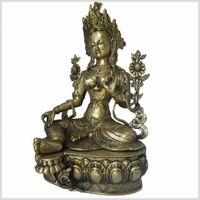 Shyama - Grüne Tara 47,5 cm 11 Kilo Buddha Beschützerin Messing T München - Schwabing-Freimann Vorschau