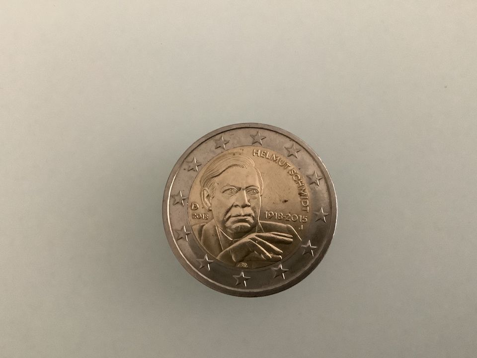 Seltene 2 Euro Münze Helmut Schmidt in Löhne
