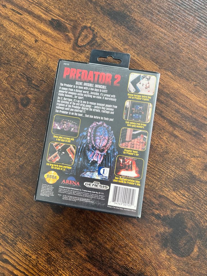Predator 2 Sega Genesis Sega Spiele in Selters