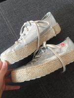 Sommerschuhe espadrilles Gr 39 Silber Bast Nordrhein-Westfalen - Herne Vorschau