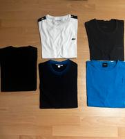 5x T-Shirt Größe S Hugo Boss, Lacoste Sachsen - Markranstädt Vorschau