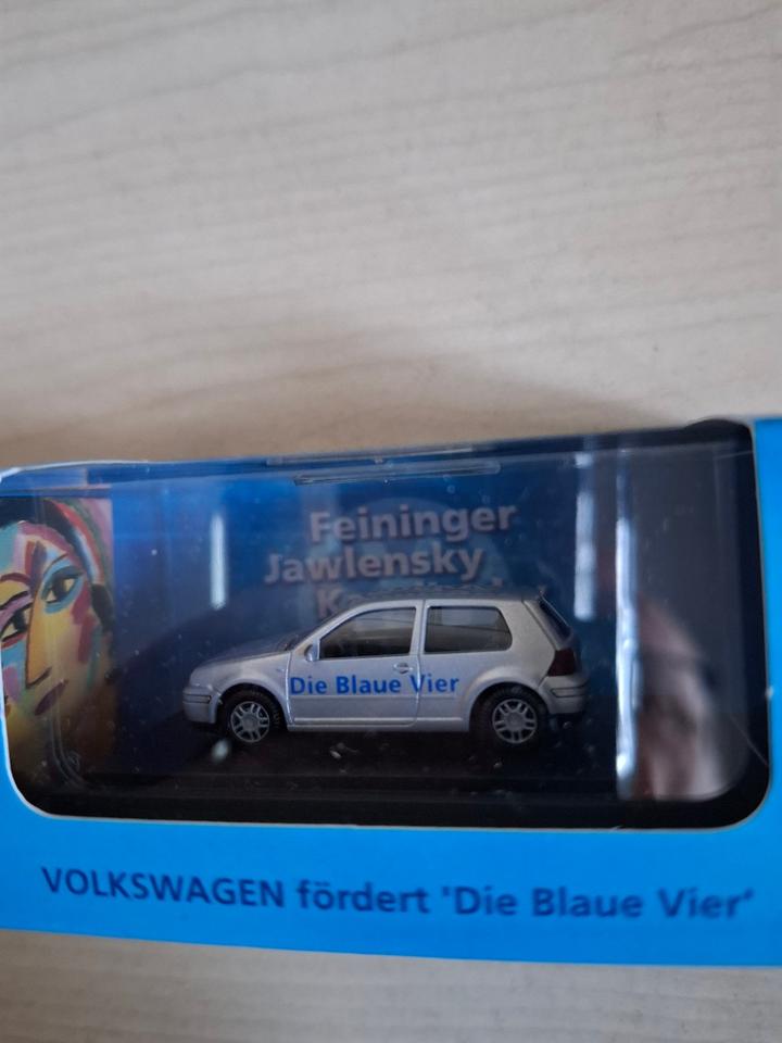 Wiking VW Golf IV silber metallic Werbemodell VW 1:87 (H0) OVP in Haan