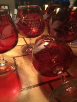 Sechs Cognac Schwenker – Alt böhmisches Glas – geschliffen￼ Bayern - Weidenberg Vorschau