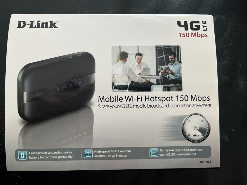 D- Link Mobile Wi-Fi Hotspot 150 Mbps 4G LTE in Bottrop