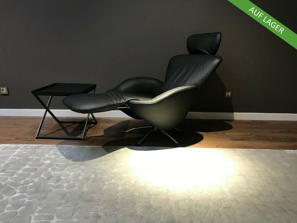 Cassina Sessel mit Funktion Modell DODO, in Leder Schwarz, w Neu! in Rheda-Wiedenbrück