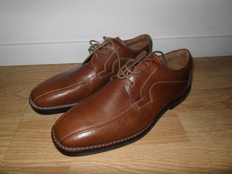 Herrenschuhe Manz Buiness Schuhe braun Gr. 42 in Viersen