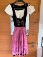 Trachten Dirndl Midi Kleid schwarz/pink/lila/grün Glitzer 36/38 Bayern - Saaldorf-Surheim Vorschau