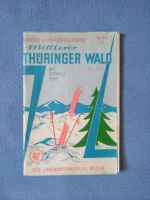 Wander-und Wintersportkarte, mittlerer Thüringer Wald, ca. 1960 Thüringen - Walldorf Vorschau