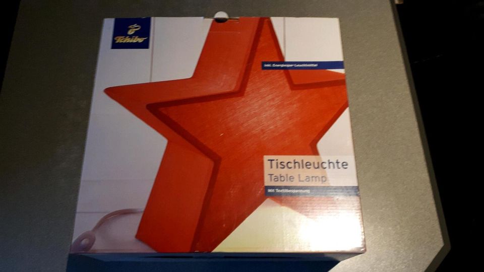 Tchibo ❤ Tischleuchte Stern rot super schön Deko Weihnachten in Paderborn