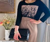#Zara Langarm Sweatshirt Pullover Muster schwarz Berlin - Dahlem Vorschau