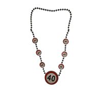 Halskette Perlenkette "40" Silberfarben, Geburtstagskette, Fun Brandenburg - Oranienburg Vorschau