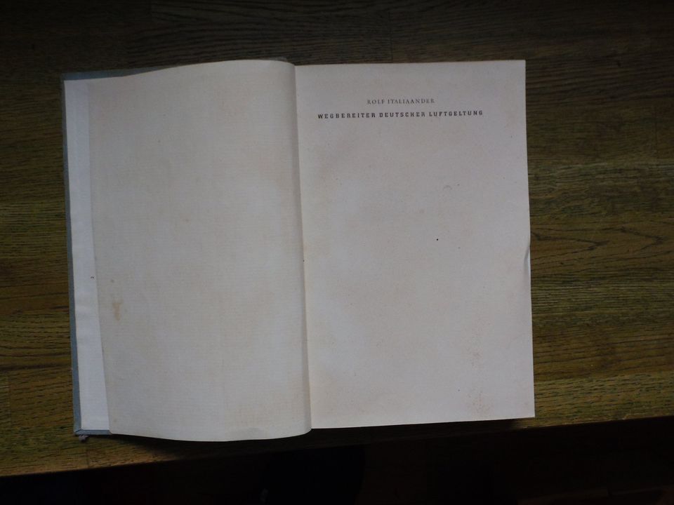 Wegbereiter Deutscher Luftgeltung Buch 1941 in Greiz