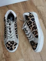 Zara Animal Print Leo Muster Leder Schuhe Sneakers Fell Optik Nürnberg (Mittelfr) - Nordstadt Vorschau