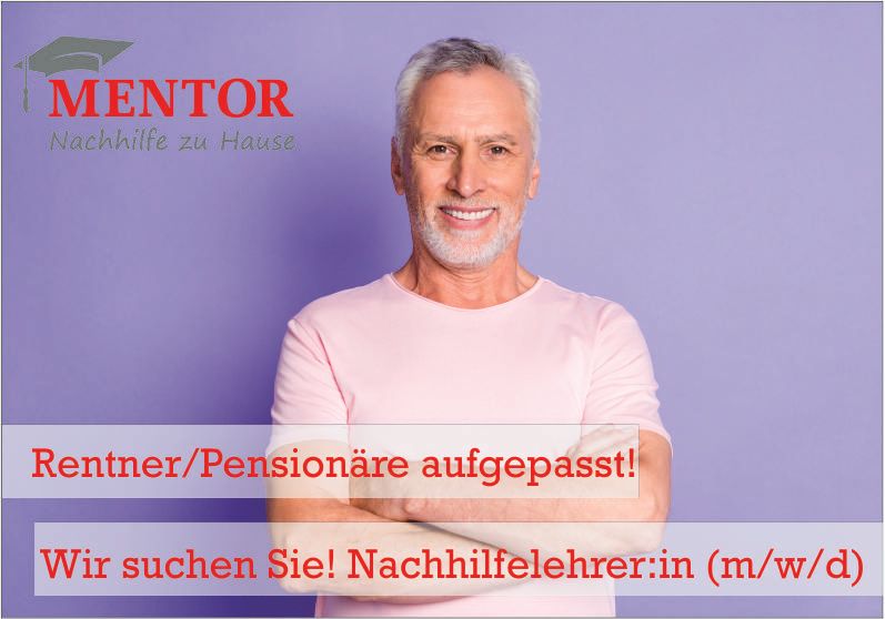 Rentner/Pensionäre (m/w/d) als Nachhilfelehrkräfte gesucht! in Frankfurt am Main