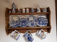 Wandboard Wandregal Eiche rustikal Porzellan Delft blue Hessen - Rüsselsheim Vorschau