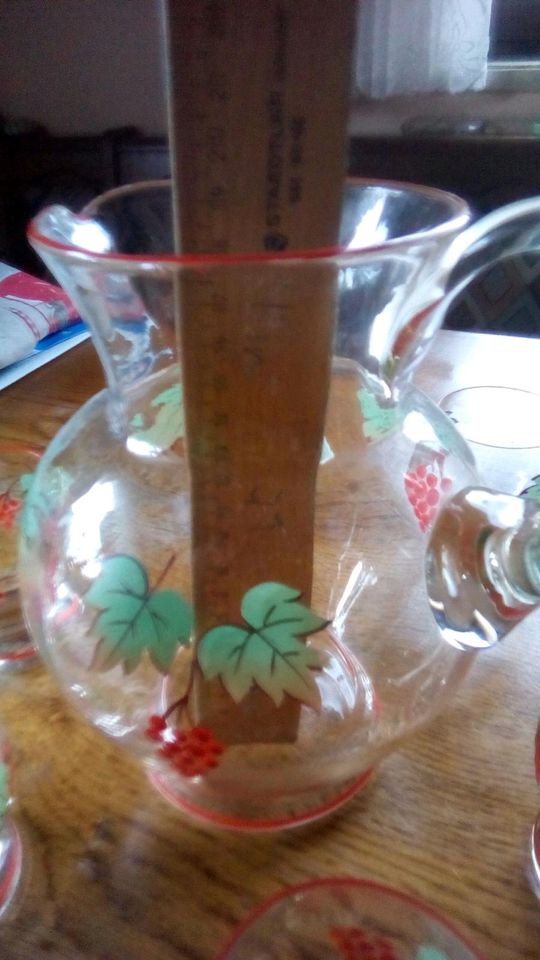 Wasserkrug, weinkrug, Gläser in Weitnau