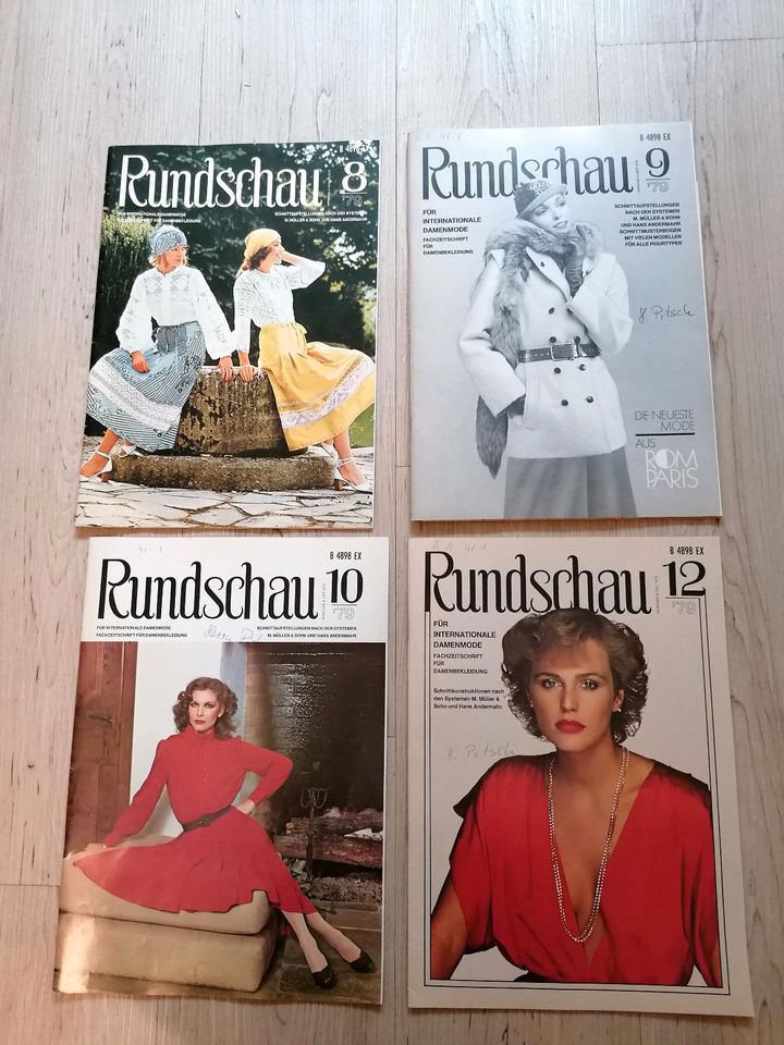 Rundschau Magazine aus den 1970 ern und 1980 ern, Damen Schnittte in Essen