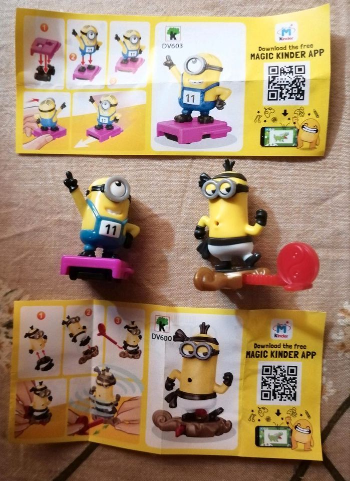 Ü Ei Sammelfiguren Minions DV603 + DV600 in Dresden