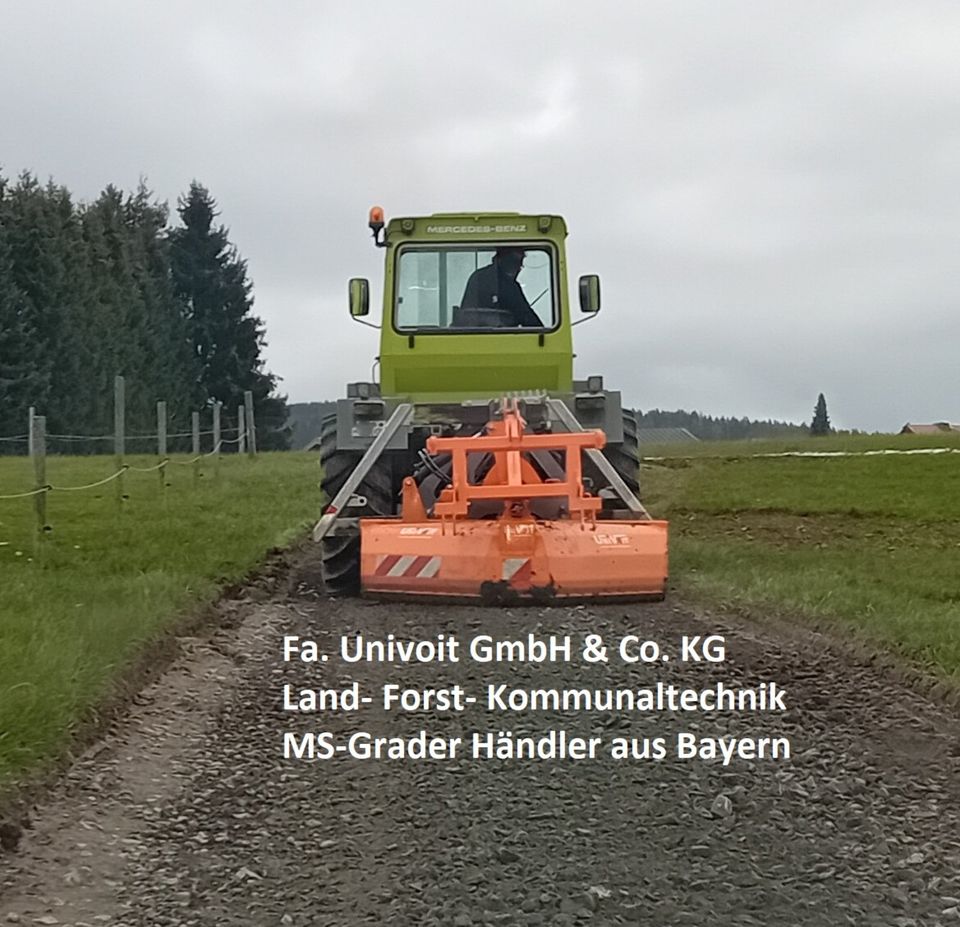 MS Grader f. MB trac Traktor Forst Bau Feldweg Wege Straßenhobel in Warmensteinach