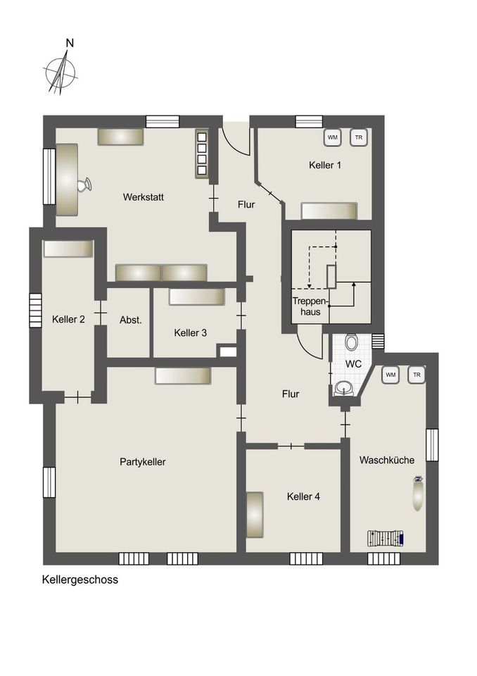 Modernisiertes Zweifamilienhaus mit Baugrundstück (optional) in Ober-Florstadt in Florstadt