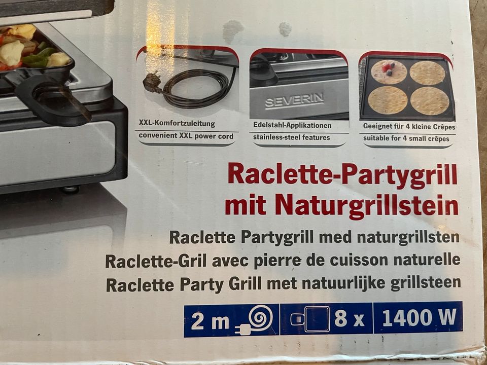 SEVERIN Raclette Party Grill mit Naturgrillstein in Hamburg
