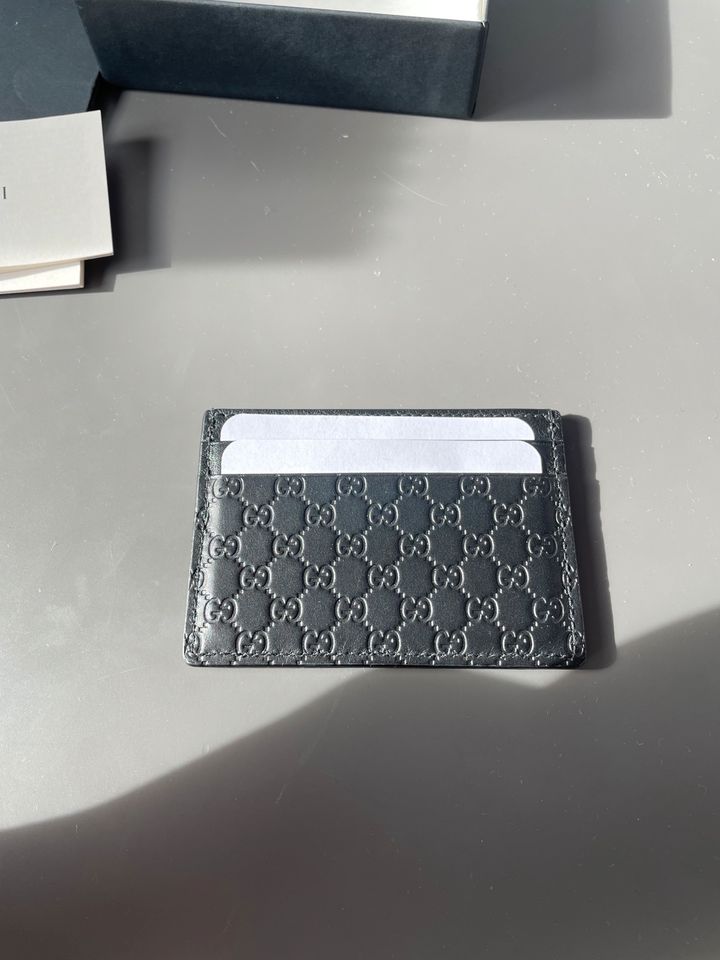 Gucci Cardholder Microguccissima schwarz in Bühl