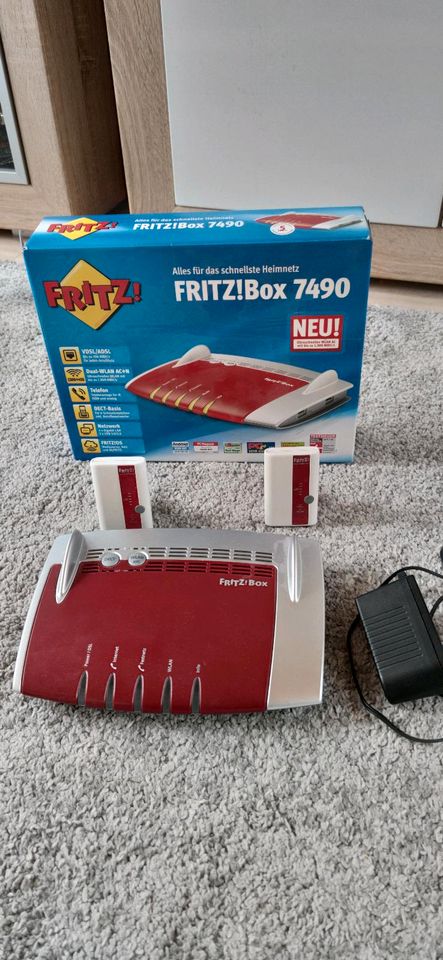 Fritzbox 7490+2 Fritzbox Repeater 310 in Gronau (Leine)