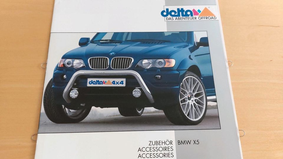BMW X5 E53 Delta Offroad Zubehör Katalog von 2000 in Nordrhein-Westfalen -  Leverkusen