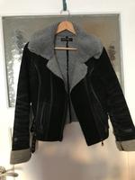 Damen Jacke Herbst Winter Frühling schwarz teddyfell schwarz S 36 München - Au-Haidhausen Vorschau