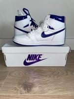 Jordan 1 High Og White/Court Purple Gr. 40 Hessen - Niederdorfelden Vorschau