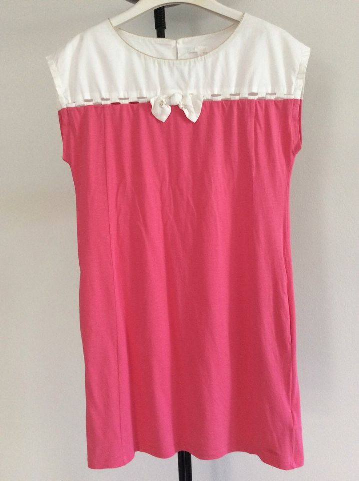 Chloe❤️wunderschönes Sommerkleid pink weiß Gr.146 /12 J. in Großrinderfeld