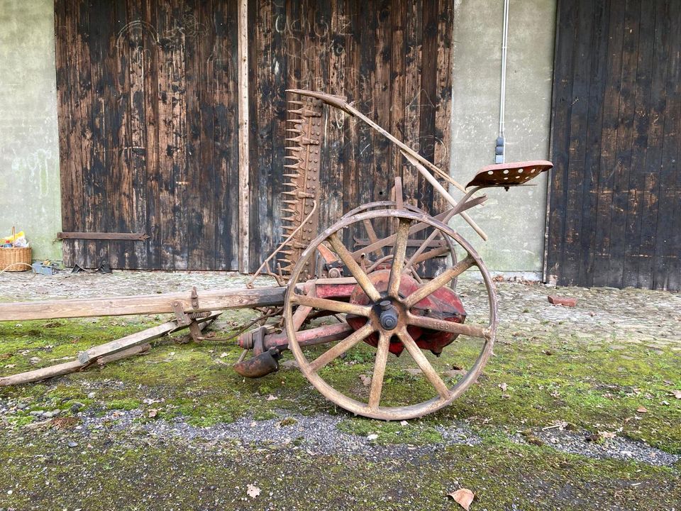 Mähbalken Fahr 1201 alt historisch für Pferdegespann Landmaschine in Visselhövede