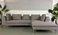 Designer Couch La Nuova Casa Luca Sofa Ecksofa mit Longchair Grau München - Allach-Untermenzing Vorschau
