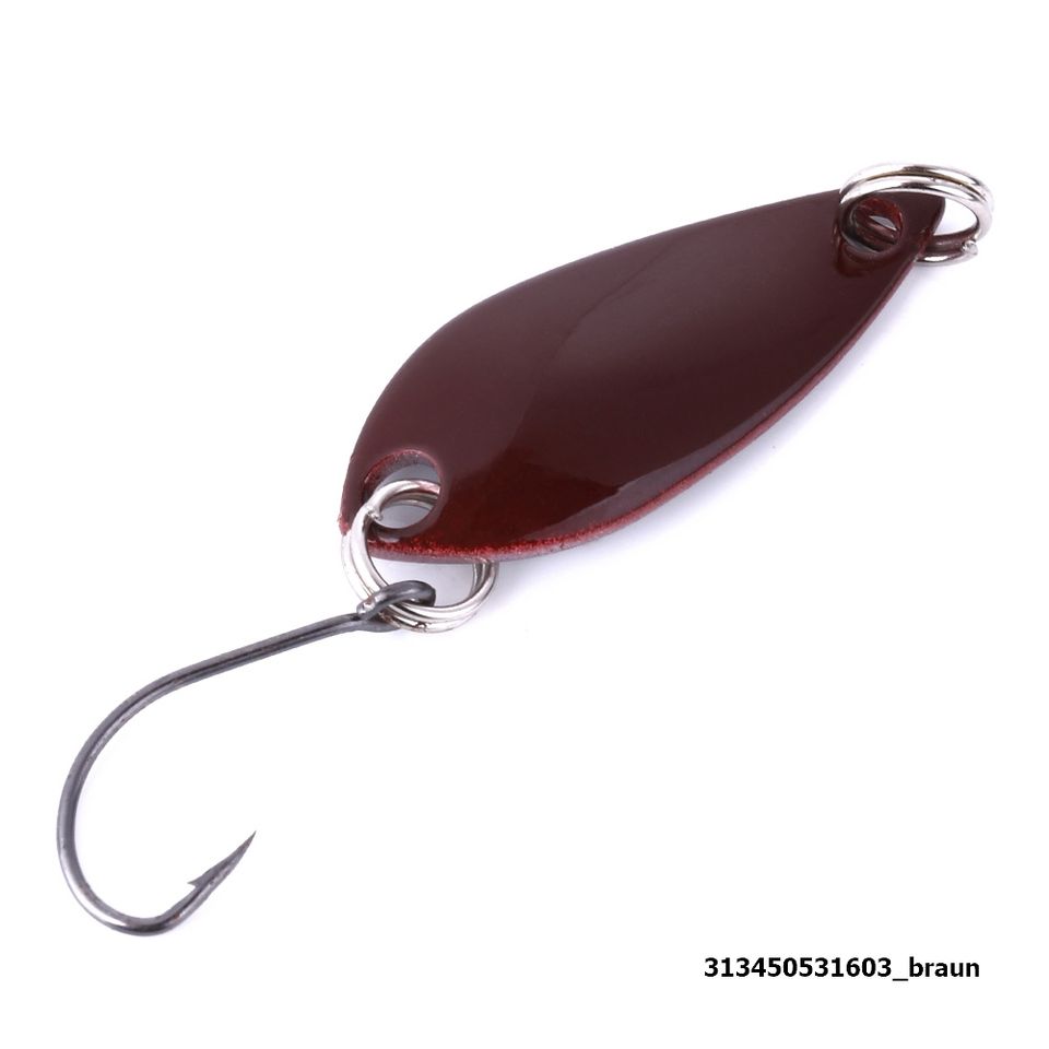 Metallic Trout Spoon Ultra Light UL Angeln Forelle Spinner Blinke in Fürstenau