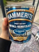 Hammerite Metallschutzfarbe glänzend blau Niedersachsen - Bad Essen Vorschau