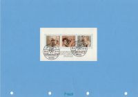 Briefmarkenblock 16 Nobelpreis Stempel Oktoberfest 20.9.1981 #2 Bayern - Münsing Vorschau