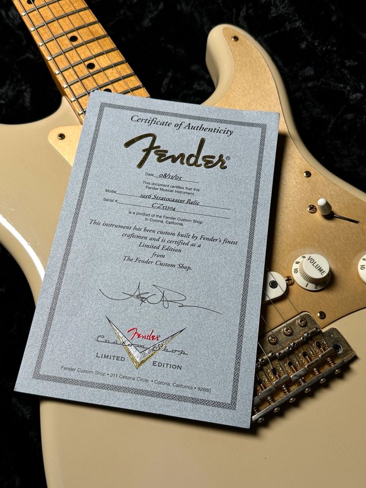 2005 Fender ´56 Strat LTD Relic NAMM Aged White Blonde in Kiefersfelden