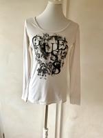 Guess Shirt Langarm weiß mit Muster, antailliert Brandenburg - Hoppegarten Vorschau