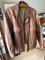 Jacke 100% Leder Lammnappa braun Firma C&A Größe 50 = M Sachsen - Chemnitz Vorschau