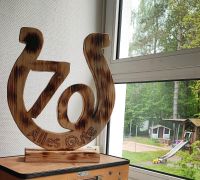 Handgefertigte Holz 70 mit Hufeisen und "alles Gute" Köln - Bayenthal Vorschau