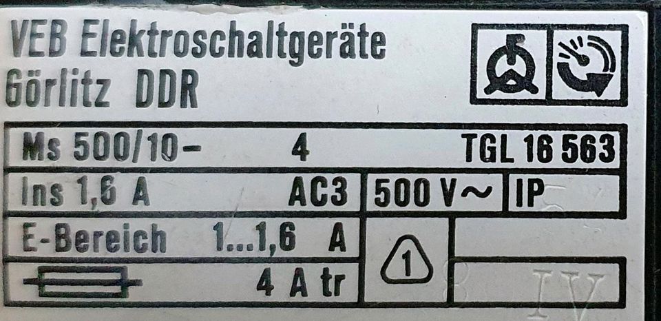 Motorschutzschalter Elektronik in Tettnang