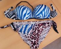 Bikini Heine blau-braun animal Gr.34 Cup C NEU Niedersachsen - Göttingen Vorschau