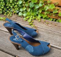 Pumps S.Oliver blau Leder 38 Nürnberg (Mittelfr) - Nordstadt Vorschau