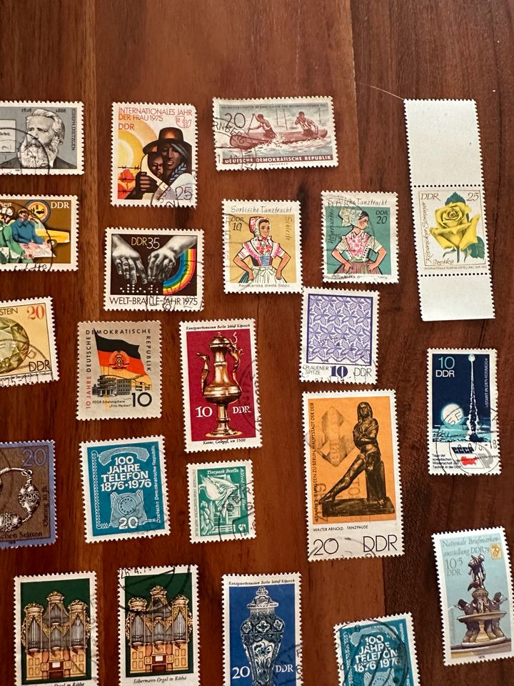 Briefmarken Sammler 100 Stück DDR rar historisch selten Post in Hartmannsdorf bei Eisenberg