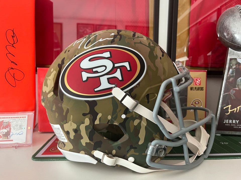 Trey Lance San Francisco 49ers Camo Fullsize Authentic Helm in Homburg