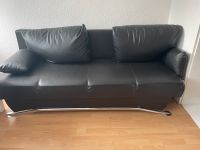 Schwarze Leder Couch Hannover - Ahlem-Badenstedt-Davenstedt Vorschau