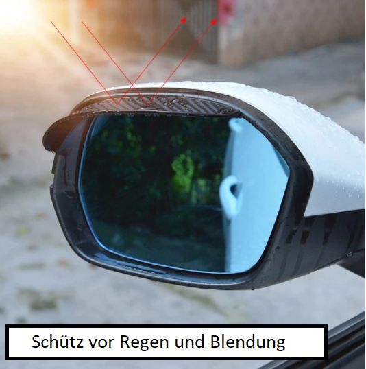 Auto Rückspiegel Regenschutz Blendeschutz (2 Stück) in Düsseldorf