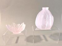 Daum Nancy France Vase und Schale rosè rosa pink Luxusglas Nordrhein-Westfalen - Jüchen Vorschau