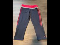Adidas Damen Sport HoseGr 40 / L Grau Pink 7/8 Niedersachsen - Edewecht Vorschau