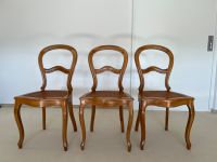 2 Stühle antik Biedermeier, Sitzgeflecht, sehr guter Zustand Niedersachsen - Lüneburg Vorschau